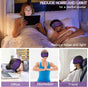 Sleep Headphones, Silk Sleep Mask Bluetooth Wireless Music Eye Mask, Sleeping Headphones for Side Sleepers Sleep Mask with Bluetooth Headphones Ultra-Thin Stereo Speaker Perfect for Sleeping